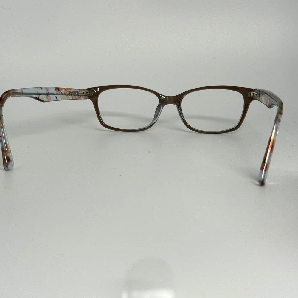 Eddie Bauer Heather 8305 Brown Floral‎ Eyeglasses Frames 50-16-140 Womens